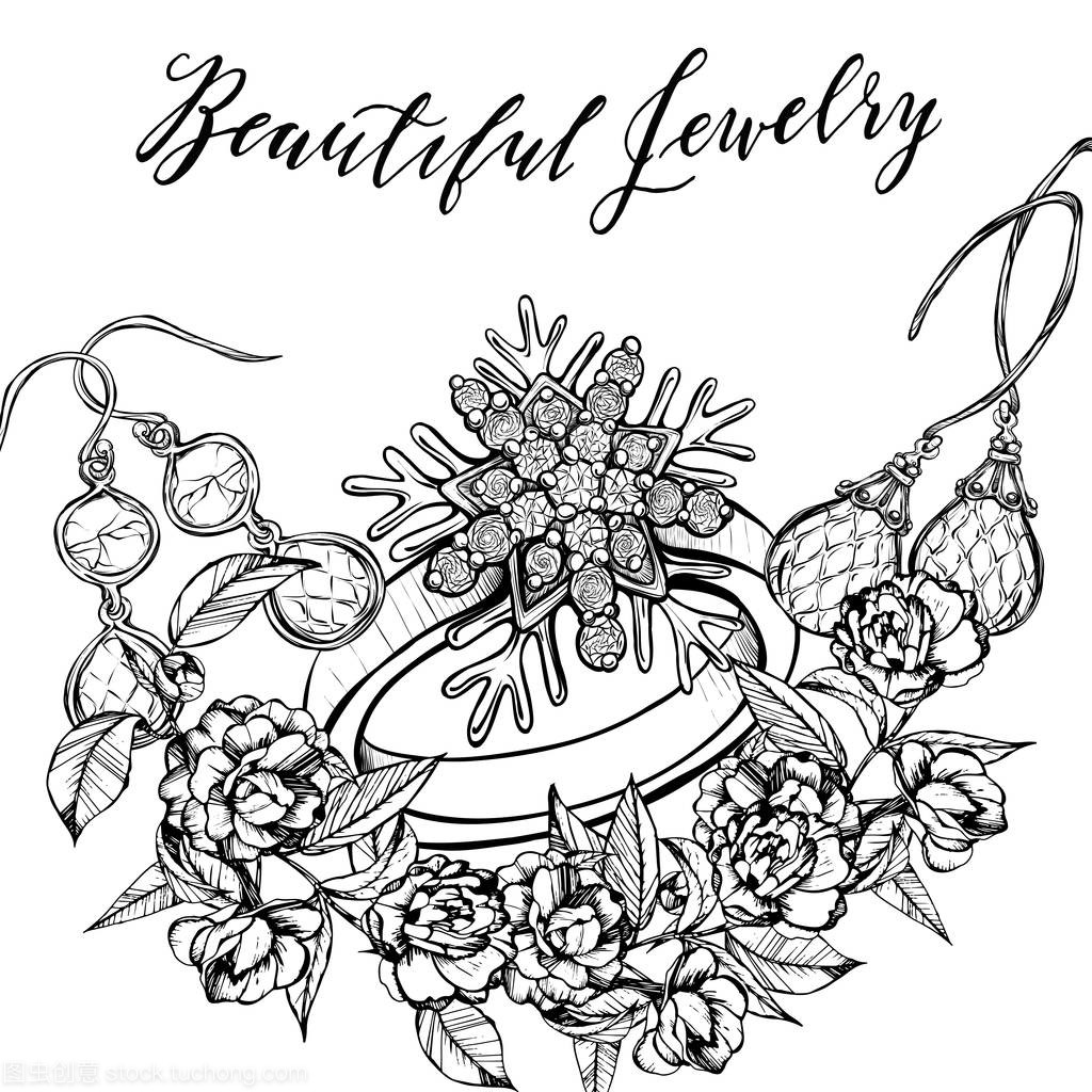 時(shí)尚插畫中的珠寶首飾 藝術(shù)的交匯與靈感的碰撞